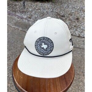 Mexican Heritage Coca-Cola Texas Rangers Snapback Rope Hat Cream Flat Bill